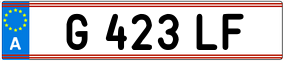 Truck License Plate